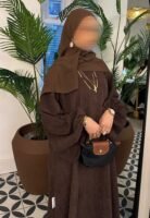 Rawdah Linen Closed Abaya