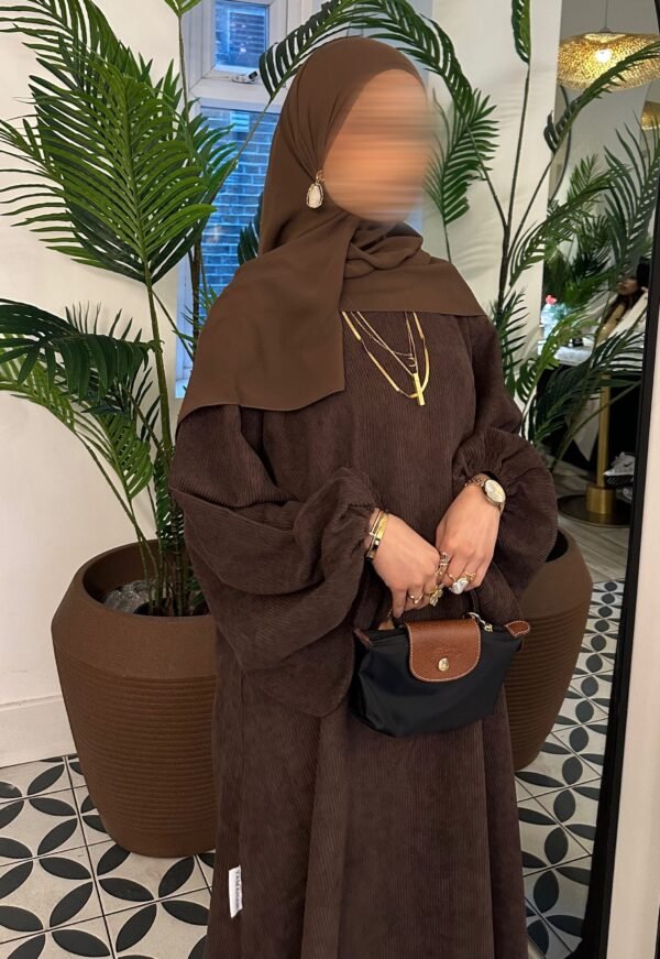 Rawdah Linen Closed Abaya