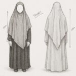 Liquid Jersey Khimar – Chocolate Brown (Short)