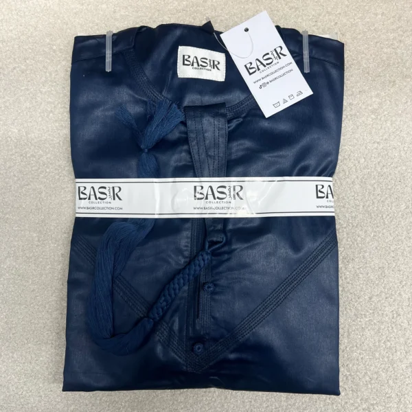 Mens Emirati Tassel Thobe Shiny