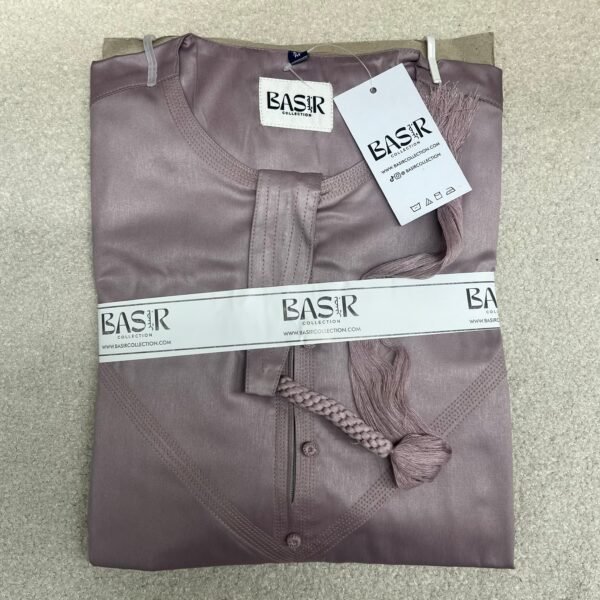 Mens Emirati Tassel Thobe Shiny