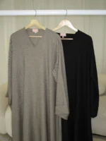 Layal Abaya Dress - Black