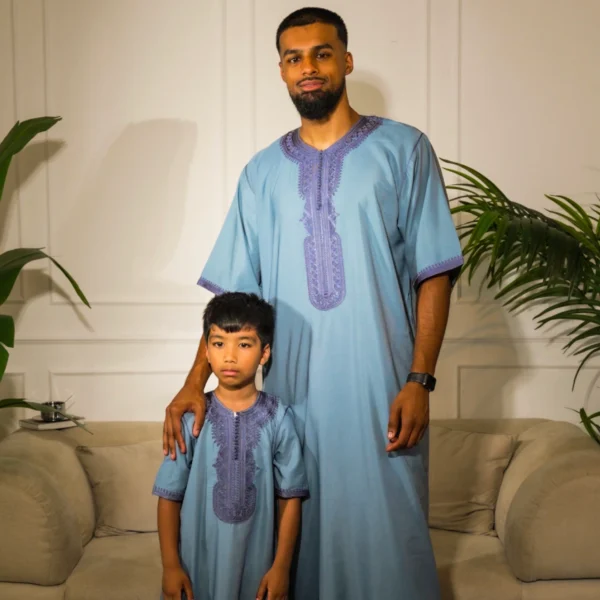 Premium Moroccan Kaftan Short Sleeve