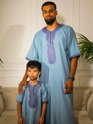 Premium Moroccan Kaftan Short Sleeve