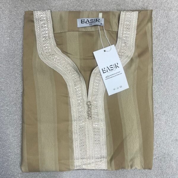 Essential Moroccan Thobe Gandoura Striped