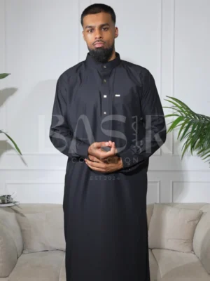 Premium Saudi Thobe Cuffed Sleeve