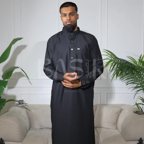 Premium Saudi Thobe Cuffed Sleeve