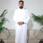 Premium Saudi Thobe Cuffed Sleeve