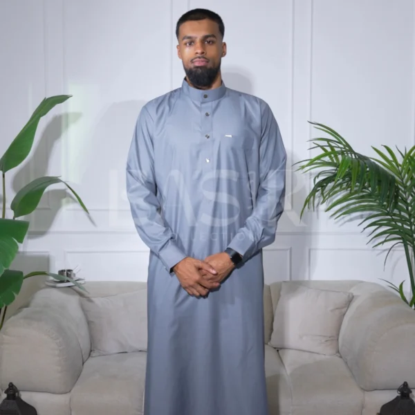 Premium Saudi Thobe Cuffed Sleeve
