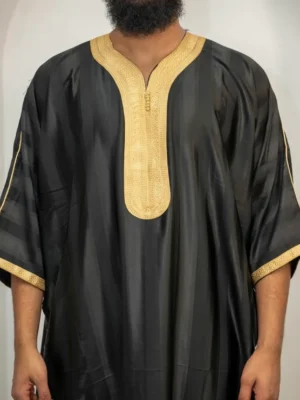 Essential Moroccan Thobe Gandoura Striped