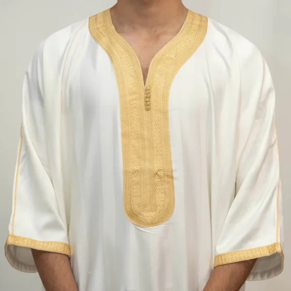 Essential Moroccan Thobe Gandoura Striped