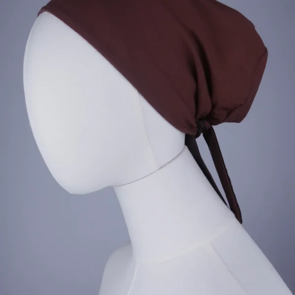 Brown Silk-Lined Undercap