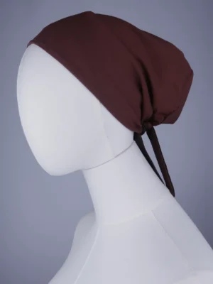 Brown Silk-Lined Undercap