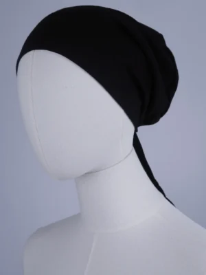 Black Silk-Lined Undercap