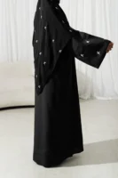 Layal Abaya Dress - Black
