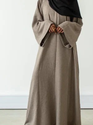 Layal Abaya Dress - Taupe