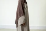 Motifé Closed Abaya - Grey