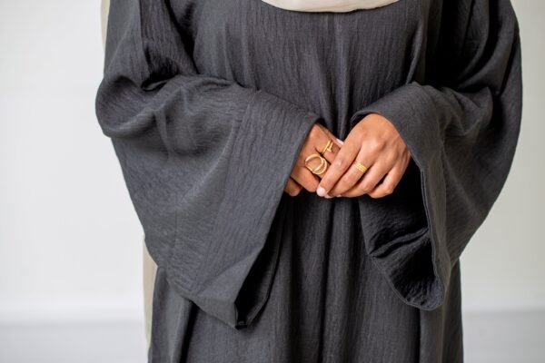 Layal Abaya Dress - Black