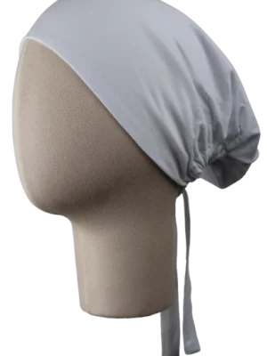 White Satin-Lined Bamboo Undercap