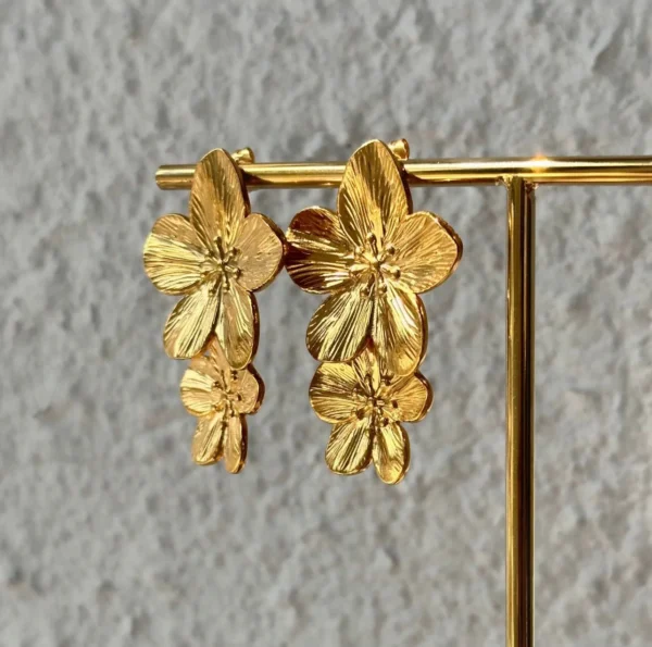 Golden Bloom Earrrings
