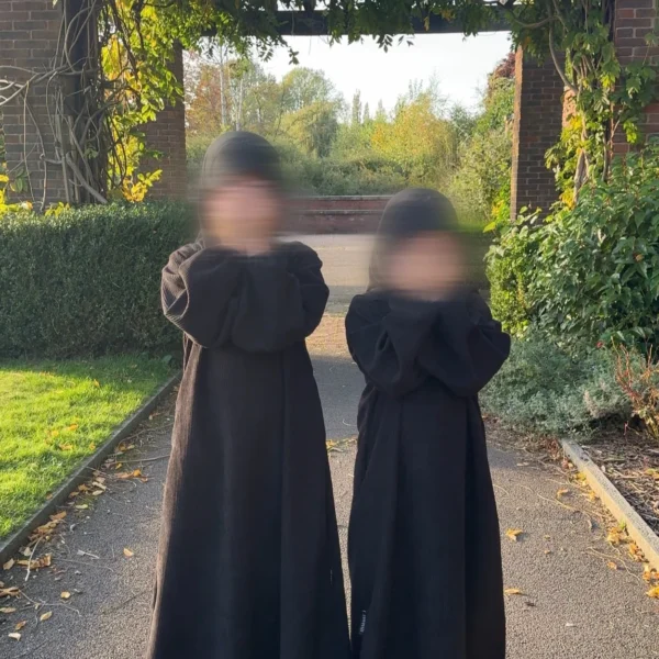 Girls Corduroy Abaya