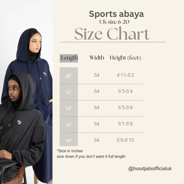 Sports abaya