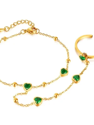 Dune Bracelet and Ring Set