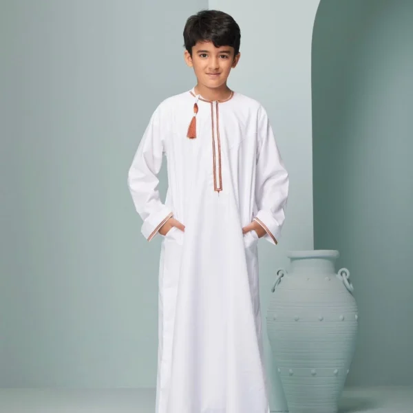 Omaar White and copper- Kids (3-13 years)