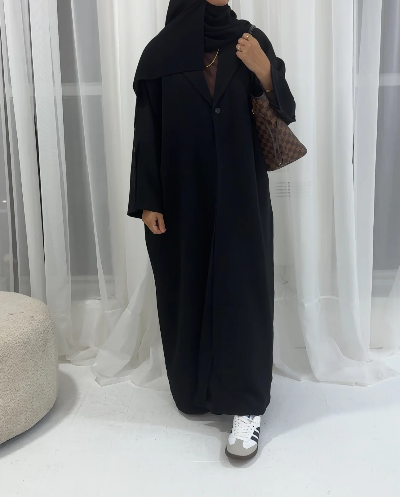 Aaliyah Blazer Abaya | Black