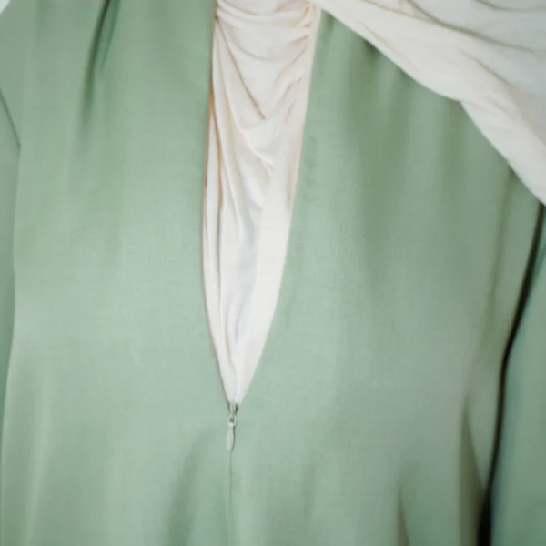 Everyday Essential Nursing-Friendly Abaya - Sage Green