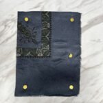 Yemeni Shemagh Keffiyah Grey, Blue & Brown