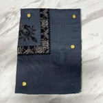 Yemeni Shemagh Keffiyah Grey, Blue & Brown