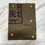 Yemeni Shemagh Keffiyah Grey, Blue & Brown