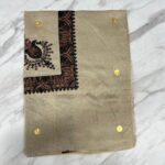 Yemeni Shemagh Keffiyah Grey, Blue & Brown