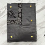 Yemeni Shemagh Keffiyah Grey, Blue & Brown