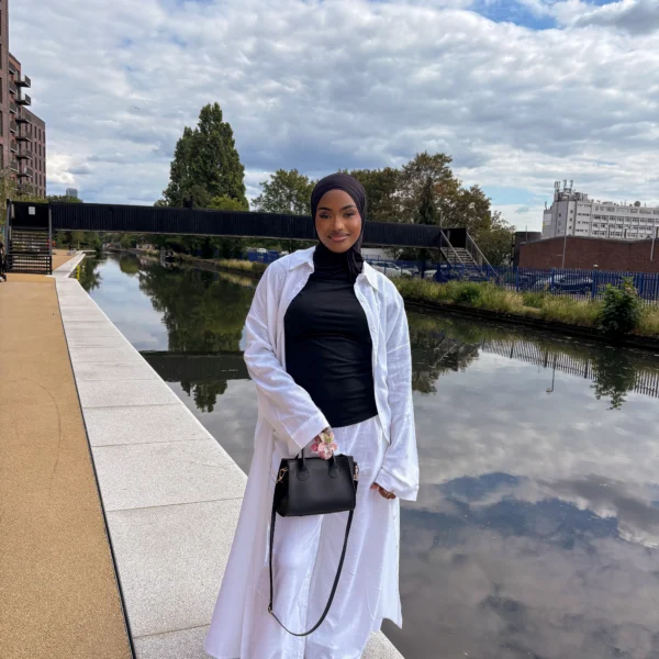 Premium Linen Button-Down Abaya Set