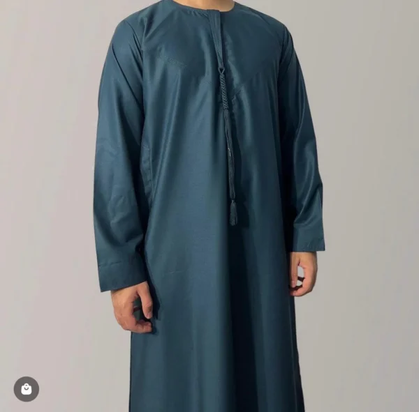 Forest green Emaar Basic's- Cotton Blend Emirati Thobes