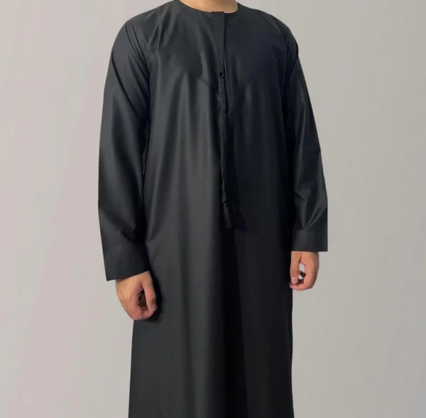 Forest green Emaar Basic's- Cotton Blend Emirati Thobes