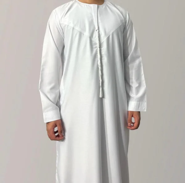 Forest green Emaar Basic's- Cotton Blend Emirati Thobes