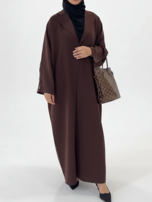 Aaliyah Blazer Abaya | Brown