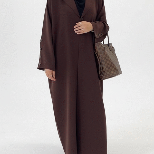 Aaliyah Blazer Abaya | Brown
