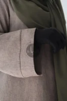 Linen Abaya - Khaki Brown