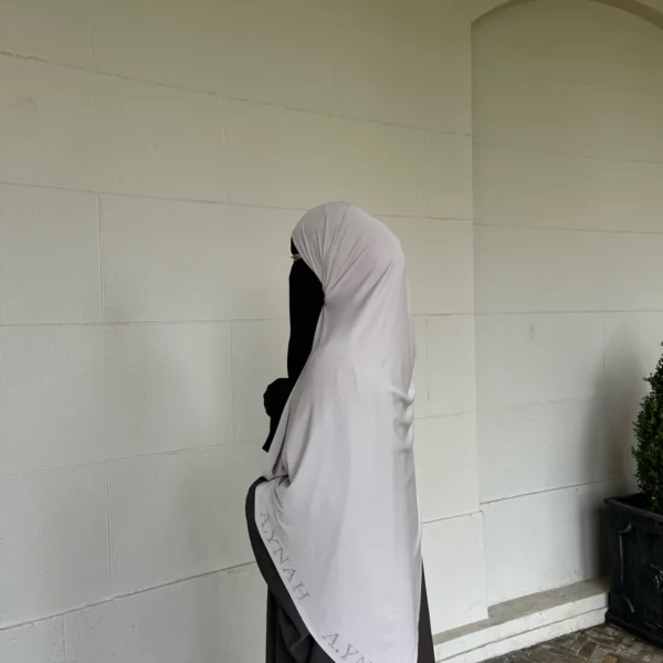 Warm Beige Rhinestone Hijab