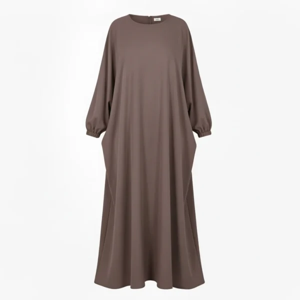 Taupe Batwing Abaya TL Essentials