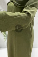 Linen Abaya - Sage