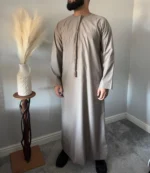 Emaar Matte Taupe Premium Emirati Thobe