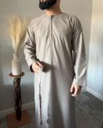 Emaar Matte Taupe Premium Emirati Thobe