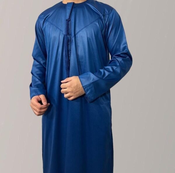 Grey- Emaar Basic's Shiny Emirati Thobes