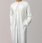 Grey- Emaar Basic's Shiny Emirati Thobes