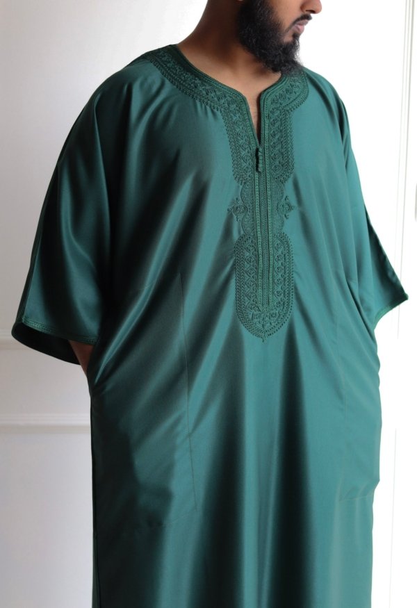 Classic Moroccan Thobe Gandoura - Monochrome Collection
